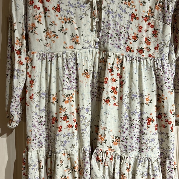 AE Boho Baby Doll Floral Dress - Picture 8 of 12
